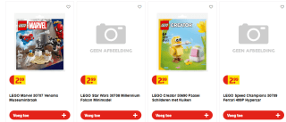 Diverse LEGO polybags voor €2,99 bij Kruidvat