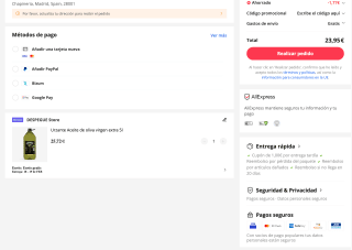 Aceite de Oliva Virgen Extra AOVE garrafón 5L por solo 23,95€