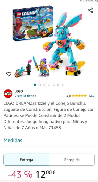 LEGO DREAMZzz Izzie y el Conejo Bunchu por 12€