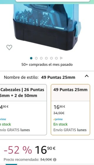 Cecotec Destornillador Eléctrico CecoRaptor Perfect Work 360 Advance por 16,90€.