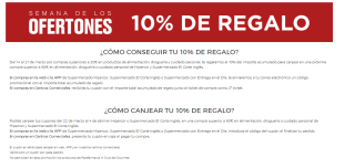 10% descuento EXTRA Del 14 al 21 de marzo por compras superiores a 20€