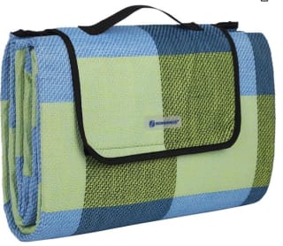 SONGMICS Manta de Picnic Verde Azul 195 x 150 cm, por 16,83€