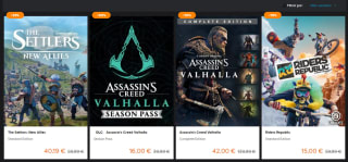 Hasta 75% + 20% EXTRA descuento en videojuegos Ubisoft