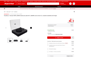 Tocadiscos marca Fonestar VINYL-25AMP por 89€