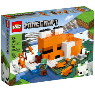Lego Minecraft El Refugio Zorro por 14,66€.