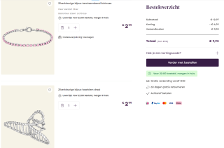 2+1 gratis op Bijoux bij Lucardi