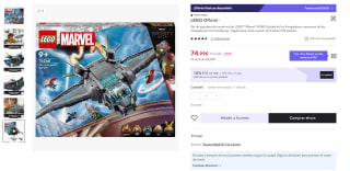 Set Lego Quinjet de los Vengadores por 59,99€