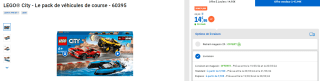LEGO City - Le pack de véhicules de course à 14,95€