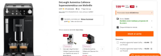 DeLonghi Autentica Cafetera Superautomática por 199,98€