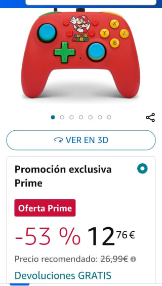 Mario Medley Mando con Cable por 12,76€.