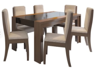 Juego de comedor Decocasa Loren + 6 sillas por $389.990