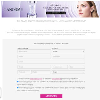Gratis staaltje Lancôme Triple Eye Serum via Ici Paris XL