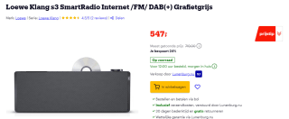 Loewe klang s3 smart radio voor €547 bij Bol