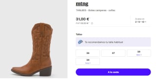 Botas Camperas de Mujer mtng TANUBIS por 31€