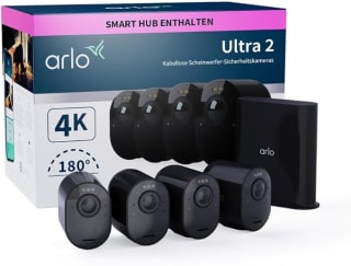 Arlo Ultra 2 Spotlight WLAN Outdoor Surveillance Camera 4-pack voor €499,99 bij Amazon DE