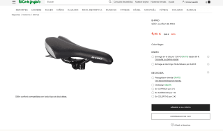 Sillín confort B-PRO a tan solo 4,95€