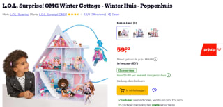 LOL Winterhuis voor €59,99 bij Bol.com