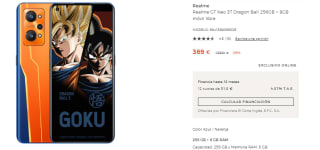 Movil Realme GT Neo 3T Dragon Ball 256GB+8GB por 369€