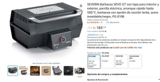 SEVERIN Barbacoa SEVO GT por 185,12€