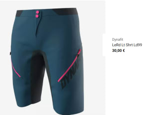 Pantalón corto Dynafit Ride Light Dynastretch por 30€