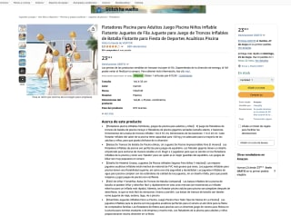 Flotadores Piscina Troncos Inflables de Batalla Flotante por solo 10,99€