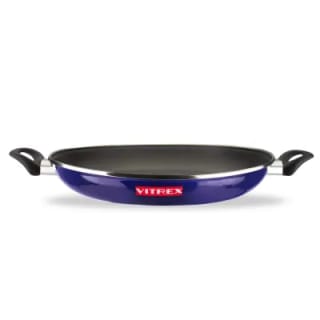 Paellera marca Vitrex Marseille color azul antiadherente de 34cm por 9,74€