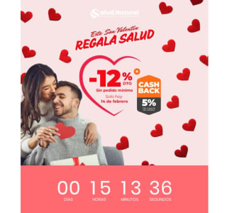 12% descuento  sin pedido mínimo