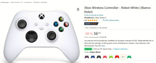 Xbox Draadloze Controller - Robot Wit - voor €36,99 bij Amazon