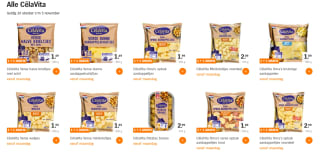 Alle CêlaVíta 1+1 gratis bij de AH