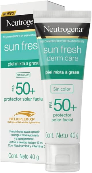 Protetor Solar Facial da Neutrogena Sun Fresh Fator 70 de 40g - R$ 42,21