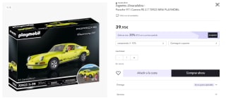 Playmobil - Porsche 911 Carrera RS por 31.95€
