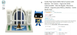 Funko Figura POP DC Comics Batman 80th Hall Of Justice With Batman por 22,29€