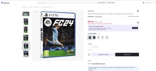 Juego EA Sports FC 24 PS5 por 25,95€ (Nuevos usuarios 22,06€)