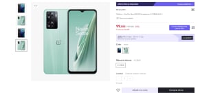 Teléfono marca OnePlus Nord N20 SE Smartphone, 4/128GB (6,56'') por 84€