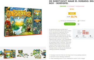 De Zoektocht naar El Dorado: Big Box - Bordspel voor €33,74 bij 999games