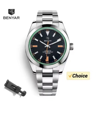 Reloj Benyar mecánico automático tipo MilGauss por solo 28,16€