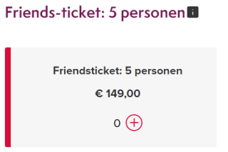 Plopsa Friends ticket voor 5 personen voor €149 bij Plopsa