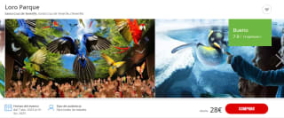 Oferta Entradas al zoo Loro Parque desde solo 30€