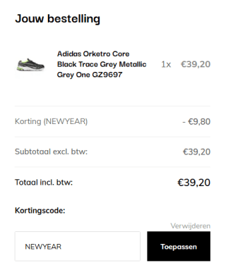 Adidas Orketro schoenen voor €39,20 dmv code bij Bruut