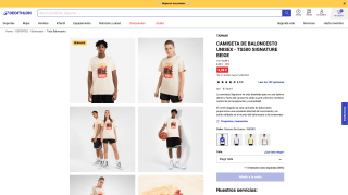 Camiseta de baloncesto unisex Tarmak por 3,99€