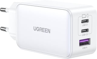 UGREEN Nexode 3-in-1 Snellader GaN 65W voor €29 bij Bol.com