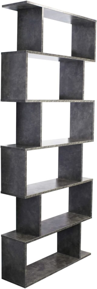 6-Tier S-Vormige Boekenkast voor €29,49 bij Amazon