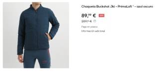 Chaqueta para Hombre Ternua Buckshot Jkt - PrimaLoft ® por 89.9€