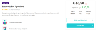 Entreeticket Apenheul vanaf €15,50 via Tripper