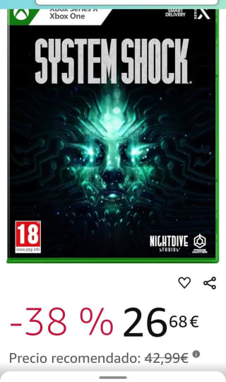 System Shock Xbox por 26,68€.