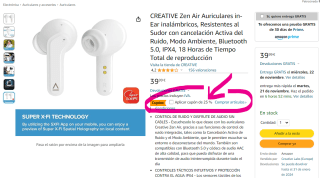 CREATIVE Zen Air por 29,99€