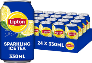 Lipton Original Ice Tea Sparkling, een heerlijk verfrissende ijsthee - 24 x 330 ml - Voordeelverpakking voor €17,14 met Amazon Prime