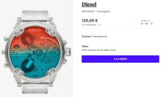Reloj Cronografo para Hombre Diesel MR DADDY por 125€