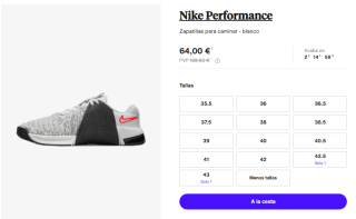 Zapatillas Nike Metcon 9 Premium por 64€