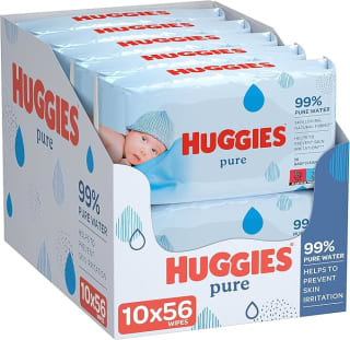 Huggies baby billendoekjes 10x 56 stuks voor €9,39 bij Amazon